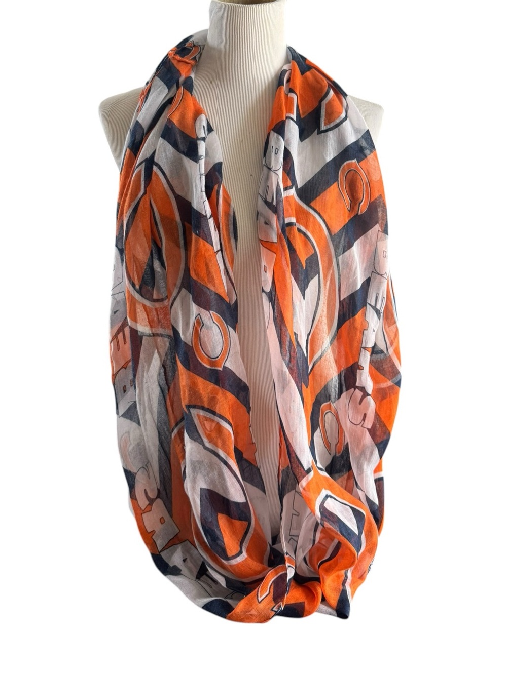 Chicago Bears sheer infinity scarf